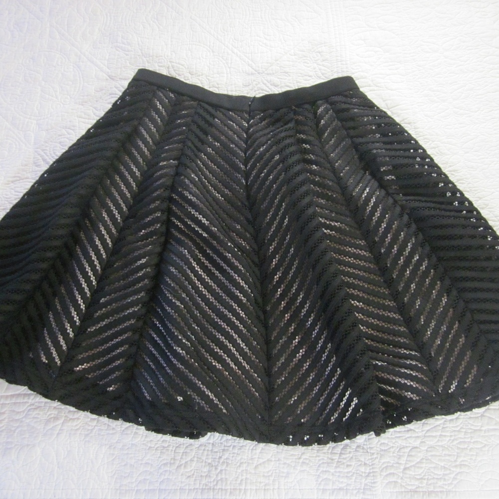 Catherine Malandrino 8 Lace Cut Out Structured - Picture 3 of 6